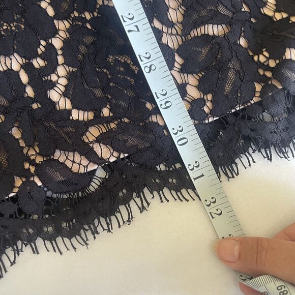 ASTR The Label Black & Nude Lace Overlay Sleeveless Mini Dress Size S Small NWOT - Picture 12 of 13